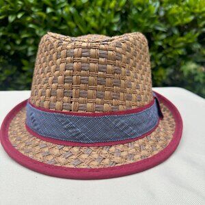 Cremieux 100% Paper Straw Fedora Hat  L/XL